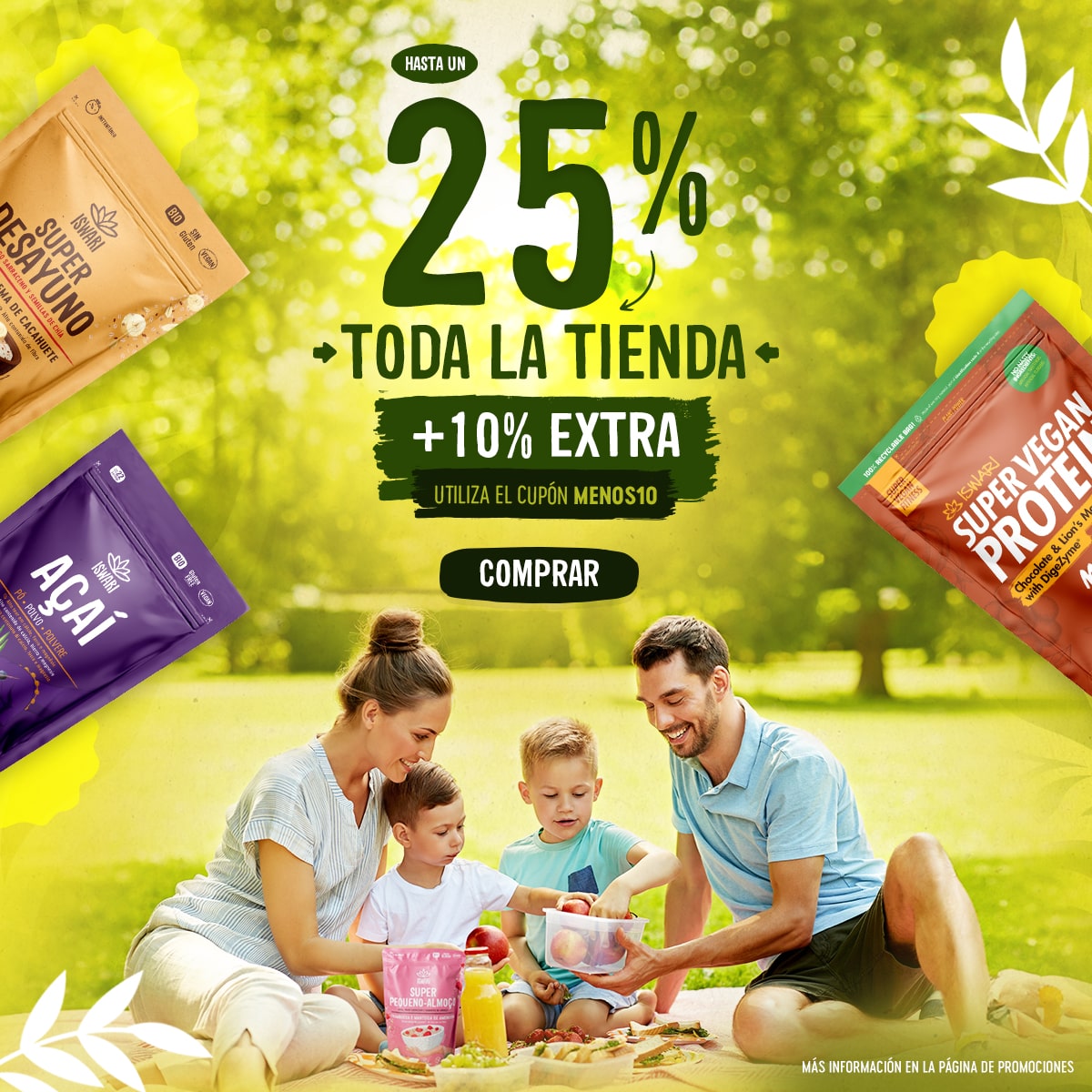 Hasta un -25% en toda la tienda + 10% EXTRA (MENOS10)